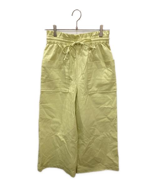 BEARDSLEY（ビアズリー）BEARDSLEY (ビアズリー) カラーイージーパンツ 黄緑 サイズ:Freeの古着・服飾アイテム