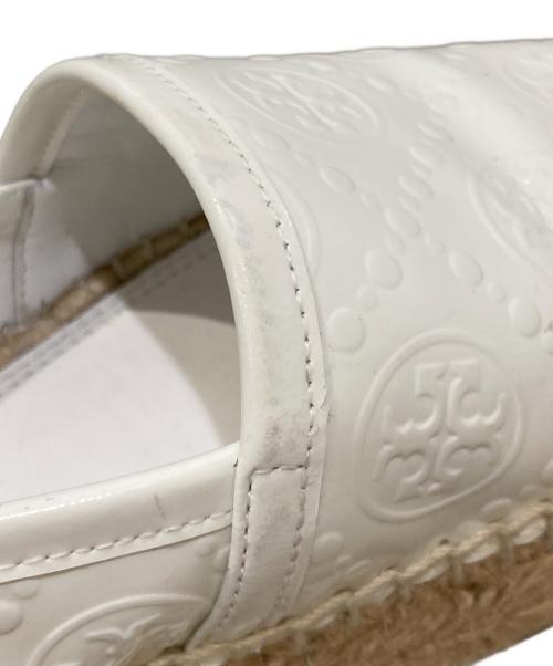 TORY BURCH（トリーバーチ）TORY BURCH (トリーバーチ) エスパドリーユ ホワイト サイズ:SIZE 7 1/2の古着・服飾アイテム