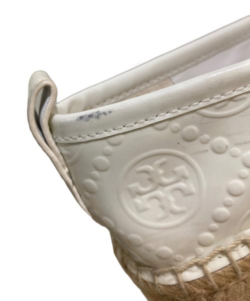 TORY BURCH（トリーバーチ）TORY BURCH (トリーバーチ) エスパドリーユ ホワイト サイズ:SIZE 7 1/2の古着・服飾アイテム