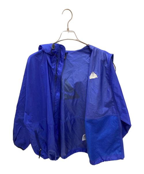 NIKE ACG（ナイキエーシージー）NIKE ACG (ナイキエーシージー) PLAYGROUND (プレイグラウンド) 古着ロゴプリントナイロンジャケット ブルー サイズ:Mの古着・服飾アイテム