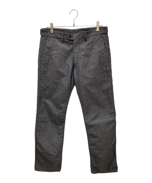 COMME des GARCONS HOMME（コムデギャルソン オム）COMME des GARCONS HOMME (コムデギャルソン オム) ストライプパンツ グレー サイズ:Mの古着・服飾アイテム