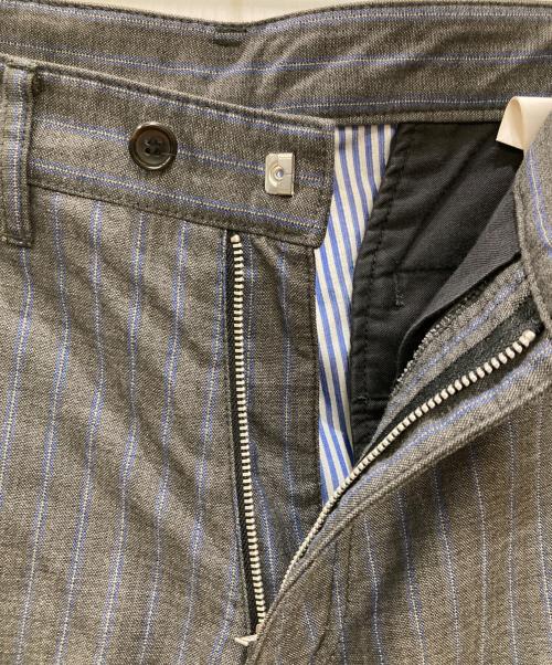 COMME des GARCONS HOMME（コムデギャルソン オム）COMME des GARCONS HOMME (コムデギャルソン オム) ストライプパンツ グレー サイズ:Mの古着・服飾アイテム