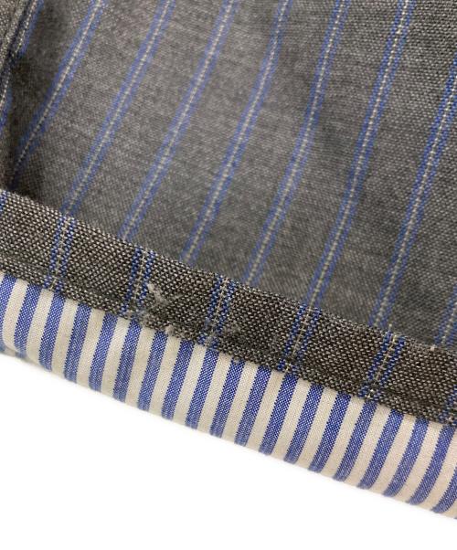 COMME des GARCONS HOMME（コムデギャルソン オム）COMME des GARCONS HOMME (コムデギャルソン オム) ストライプパンツ グレー サイズ:Mの古着・服飾アイテム