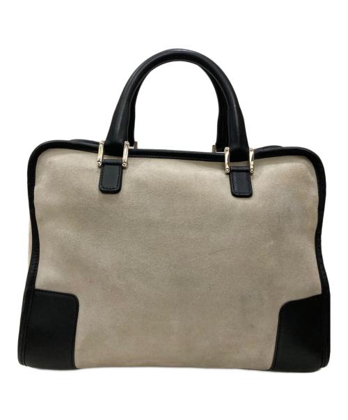 LOEWE（ロエベ）LOEWE (ロエベ) スウェードアマソナ30 ライトグレー×ブラックの古着・服飾アイテム