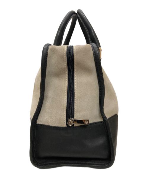 LOEWE（ロエベ）LOEWE (ロエベ) スウェードアマソナ30 ライトグレー×ブラックの古着・服飾アイテム