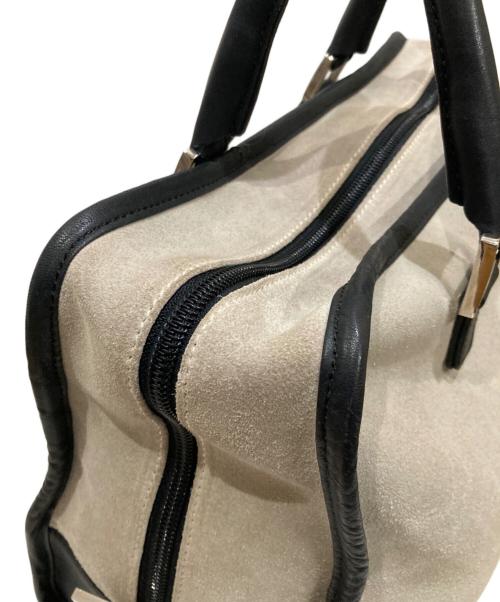 LOEWE（ロエベ）LOEWE (ロエベ) スウェードアマソナ30 ライトグレー×ブラックの古着・服飾アイテム
