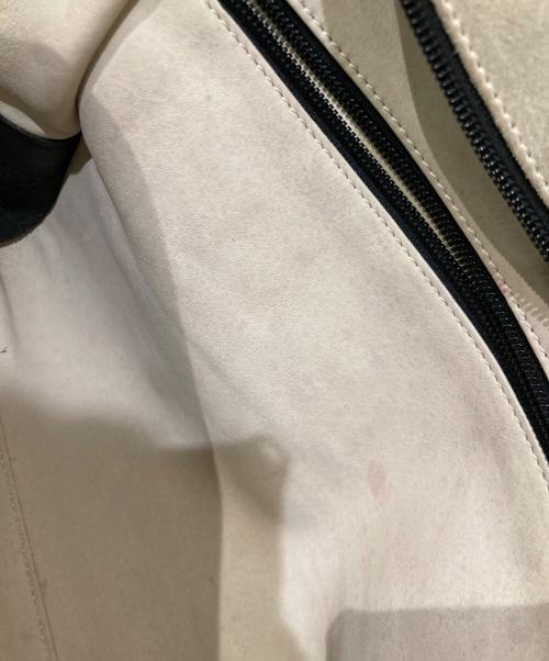 LOEWE（ロエベ）LOEWE (ロエベ) スウェードアマソナ30 ライトグレー×ブラックの古着・服飾アイテム