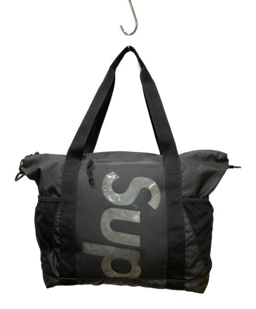 SUPREME（シュプリーム）SUPREME (シュプリーム) 21SS Zip Tote Bag / ロゴジップトートバッグ ブラックの古着・服飾アイテム
