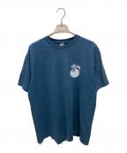 stussyステューシー）の古着「８ボールtシャツ」｜ブルー