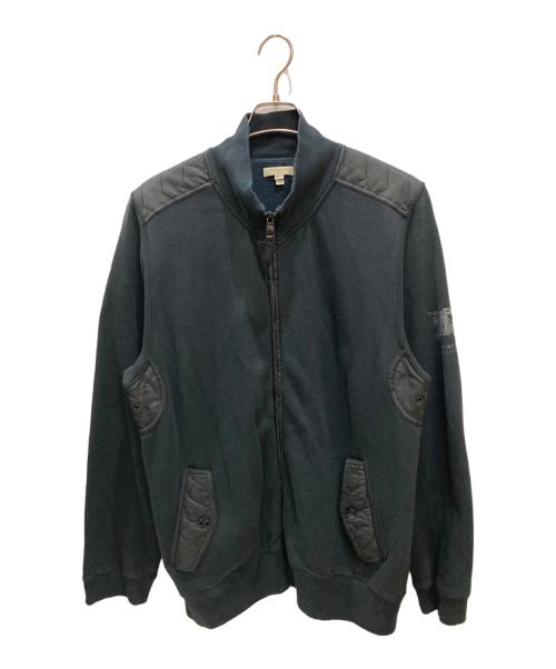 BURBERRY LONDON（バーバリーロンドン）BURBERRY LONDON (バーバリーロンドン) ジップスウェット ブラック サイズ:XLの古着・服飾アイテム
