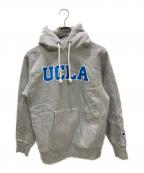 Champion REVERSE WEAVEチャンピオン リバース ウィーブ）の古着「UCLA カレッジパーカー」｜グレー