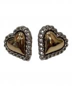 LOHMEローム）の古着「Mini Heart Chain Pierce」
