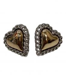 LOHME（ローム）の古着「Mini Heart Chain Pierce」