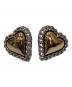 LOHME（ローム）の古着「Mini Heart Chain Pierce」