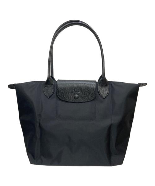 LONGCHAMP（ロンシャン）LONGCHAMP (ロンシャン) ルプリアージュ ワン M ショッピングバッグ ブラックの古着・服飾アイテム