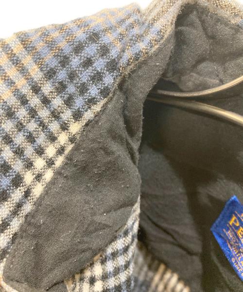 PENDLETON（ペンドルトン）PENDLETON (ペンドルトン) 古着ウールシャツ ブルー×ベージュ サイズ:XLの古着・服飾アイテム