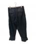 s'yte (サイト) JACQUARD FRINGE STRIPE WIDE PANTS / ジャカード フリンジ ストライプ ワイドパンツ ブラック サイズ:3：15000円