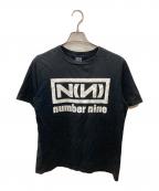 NUMBER (N)INEナンバーナイン）の古着「nine T-SHIRT / N(N)ボックスロゴ」｜ブラック