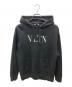 VALENTINO（ヴァレンティノ）の古着「VLTN ロゴ パーカー」｜ブラック