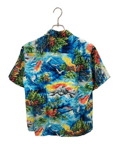 PENNEYS（ペニーズ）PENNEYS (ペニーズ) ヴィンテージレーヨンアロハシャツ ブルー サイズ:Sの古着・服飾アイテム