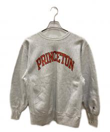 Champion REVERSE WEAVE（チャンピオン リバース ウィーブ）の古着「90S カレッジリバースウィーブスウェット」｜グレー