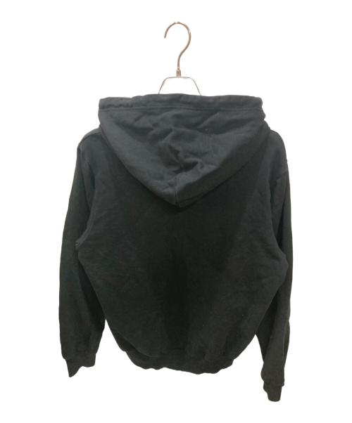 DIESEL（ディーゼル）DIESEL (ディーゼル) ロゴプリントパーカー ブラック サイズ:Ｌの古着・服飾アイテム