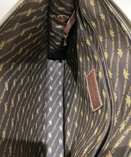 HUNTING WORLD（ハンティングワールド）HUNTING WORLD (ハンティングワールド) 2WAYブリーフケース カーキの古着・服飾アイテム