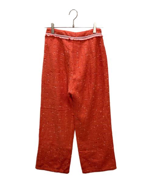 DREAM sister jane（ドリームシスタージェーン）DREAM sister jane (ドリームシスタージェーン) Citrus Summer Tweed Trousers / ツイードパンツ オレンジ サイズ:Sの古着・服飾アイテム
