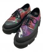 bothボース）の古着「GAO PLATFORM DERBY GRAFFITI PRINT」｜ブラック×レッド