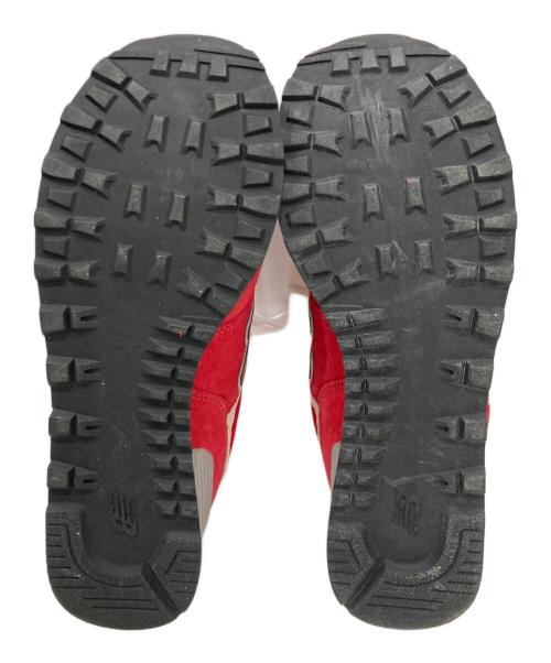 NEW BALANCE（ニューバランス）NEW BALANCE (ニューバランス) 574ローカットスニーカー レッド サイズ:28の古着・服飾アイテム