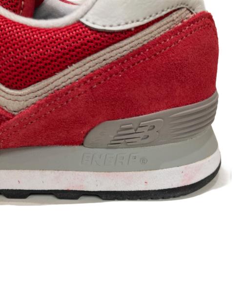 NEW BALANCE（ニューバランス）NEW BALANCE (ニューバランス) 574ローカットスニーカー レッド サイズ:28の古着・服飾アイテム