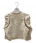 TODAYFUL（トゥデイフル）の古着「オープンショルダージャガードブラウス / Openshoulder Jacquard Blouse」｜ベージュ
