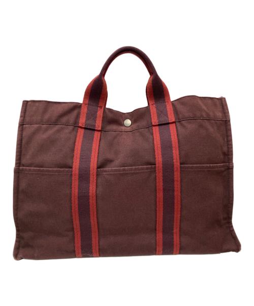 HERMES（エルメス）HERMES (エルメス) フールトゥ MM トートバック ブラウンの古着・服飾アイテム