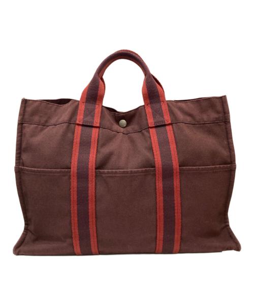 HERMES（エルメス）HERMES (エルメス) フールトゥ MM トートバック ブラウンの古着・服飾アイテム
