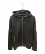 1piu1uguale3ウノピュウノウグァーレトレ）の古着「RIDERS PARKA / ライダース パーカー」｜ブラック