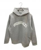 1piu1uguale3ウノピュウノウグァーレトレ）の古着「REFLECTOR PULLOVER PARKA / ロゴパーカー」｜グレー