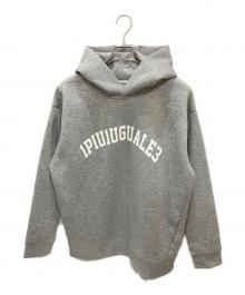 1piu1uguale3（ウノピュウノウグァーレトレ）の古着「REFLECTOR PULLOVER PARKA / ロゴパーカー」｜グレー