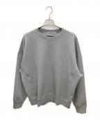 1piu1uguale3ウノピュウノウグァーレトレ）の古着「113 CREW NECK SWEAT / ロゴスウェット」｜グレー