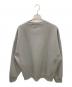 1piu1uguale3 (ウノピュウノウグァーレトレ) 113 CREW NECK SWEAT / ロゴスウェット グレー サイズ:6：12000円