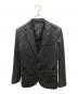 1piu1uguale3 (ウノピュウノウグァーレトレ) RIB JACKET RIB SLACKSセットアップ ブラック サイズ:6：22000円