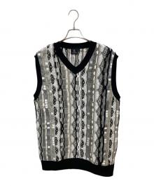 1piu1uguale3（ウノピュウノウグァーレトレ）の古着「COOGI VEST / ニットベスト」｜グレー