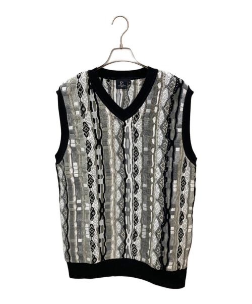 1piu1uguale3（ウノピュウノウグァーレトレ）1piu1uguale3 (ウノピュウノウグァーレトレ) COOGI VEST / ニットベスト グレー サイズ:5の古着・服飾アイテム