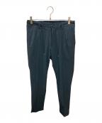 1piu1uguale3ウノピュウノウグァーレトレ）の古着「CREASE SLACKS / クリーススラックス イージーパンツ」｜ネイビー