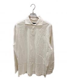 1piu1uguale3（ウノピュウノウグァーレトレ）の古着「L/S POLO SHIRTS / プルオーバーシャツ」｜アイボリー