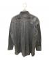 1piu1uguale3 (ウノピュウノウグァーレトレ) L/S BIG SHIRTS / バックロゴビッグシャツ ブラック サイズ:6：12000円