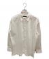 1piu1uguale3（ウノピュウノウグァーレトレ）の古着「L/S BIG SHIRTS / バックロゴビッグシャツ」｜ホワイト