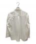 1piu1uguale3 (ウノピュウノウグァーレトレ) L/S BIG SHIRTS / バックロゴビッグシャツ ホワイト サイズ:6：12000円
