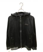 1piu1uguale3ウノピュウノウグァーレトレ）の古着「SPORT ZIP UP PARKA / ジップパーカー」｜ブラック