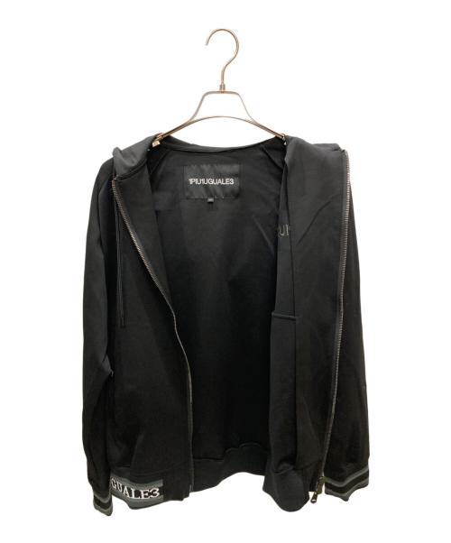1piu1uguale3（ウノピュウノウグァーレトレ）1piu1uguale3 (ウノピュウノウグァーレトレ) SPORT ZIP UP PARKA / ジップパーカー ブラック サイズ:6の古着・服飾アイテム