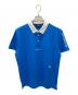 1piu1uguale3（ウノピュウノウグァーレトレ）の古着「ADP GOLF S/S POLO SIMPLE WHITE LINE / ポロシャツ」｜ブルー